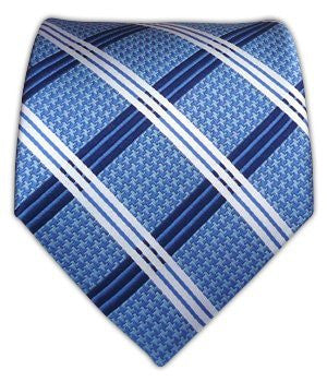 Blue Woven Tie