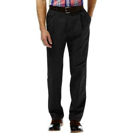 Haggar Work to Weekend No-Iron Pleated Pants